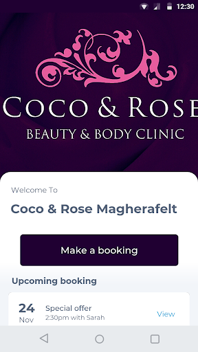 Android application Coco & Rose Magherafelt screenshort