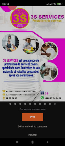 3S SERVICES Screen 3