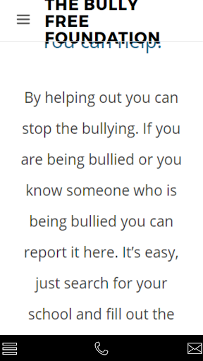 The Bully Free Foundation Screen 2