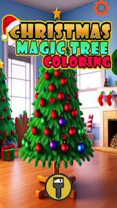 Christmas Magic Tree Coloring