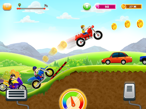 Kids Bike Hill Racing: Free Motorcycle Games 2.1 screenshots 1