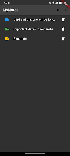Android application My Notes - Quick and Stylish screenshort
