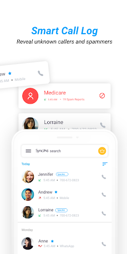 Screenshot of Sync.ME: Caller ID & Contacts