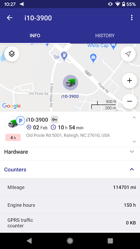 SkyTrac Fleet Screen 2