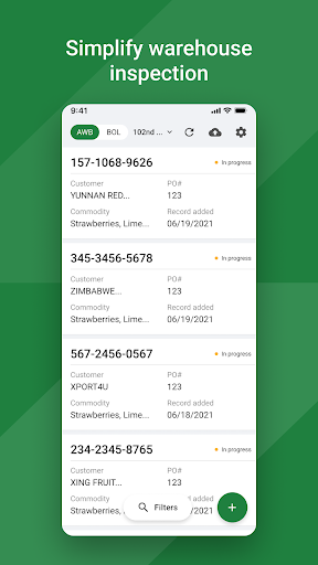 Android application Able Freight QC Tool screenshort