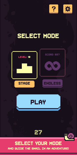 Android application Snail and Block screenshort