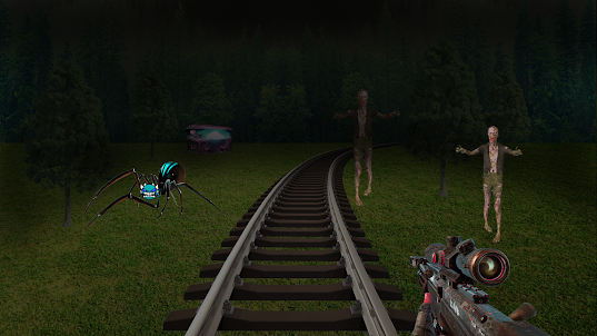 Страшно Поезд Ужастик Побег 3D