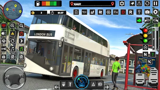 تقدم مدرب حافلة محاكاة 3D