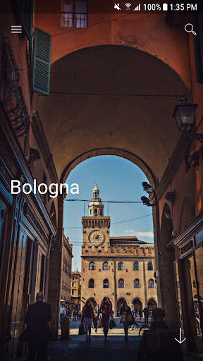 Android application Bologna Travel Guide screenshort