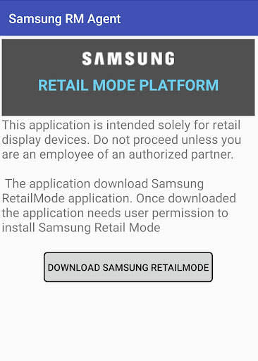 SAMSUNG RM AGENT 2020 Screen 2
