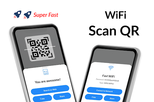 WiFi QR Code Scanner, Barcode Scanner  screenshots 1
