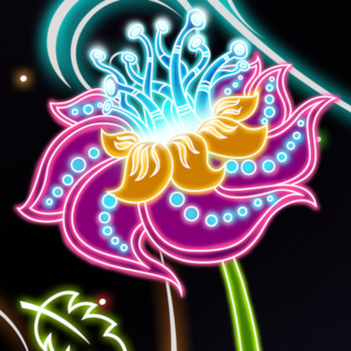 Neon Flowers Live Wallpaper logo