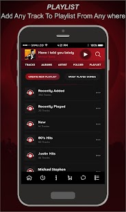 Snímek obrazovky Fa Music Player Plus