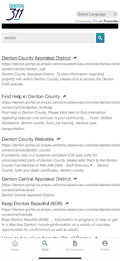 Denton 311 Screenshot 4 - AppWisp.com