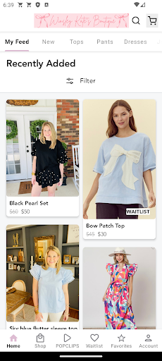 Android application Winsley Kates Boutique screenshort