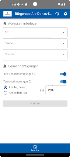 Android application Bürger App Alb-Donau-Kreis screenshort
