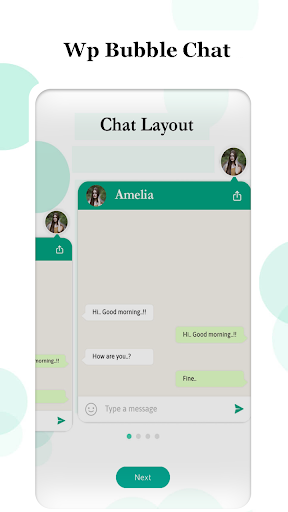 Android application Bubble chat for Wp screenshort