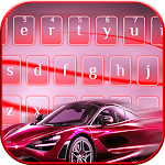 Cover Image of Download Racing Red Car Keyboard Theme  APK