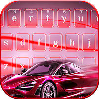 Тема для клавиатуры Racing Red Car