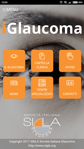 Android application iGlaucoma screenshort