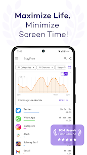 StayFree - APK MOD di monitoraggio del tempo sullo schermo (premium sbloccato) 1