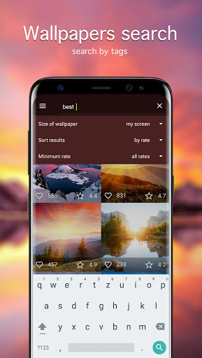 Android application Sunrise Wallpapers 4K screenshort