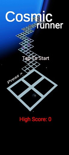 Android application Cosmic Runner screenshort