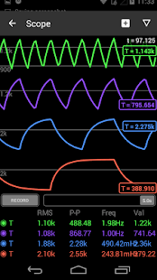 Skjermbilde av iCircuit Electronics Simulator