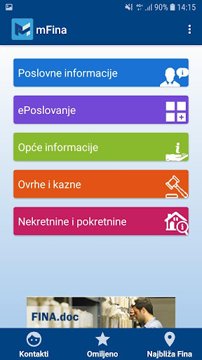 mFina Screen 2