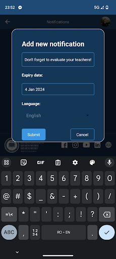 UBBApp Screen 2
