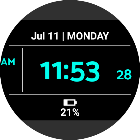 Freedom Watchface Screen 2