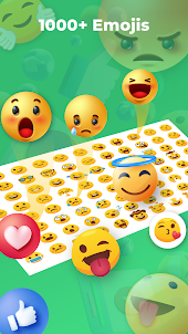Teclado de fonte: Temas emojis