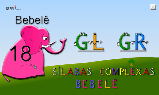 Android application Sílabas Complexas GL GR screenshort