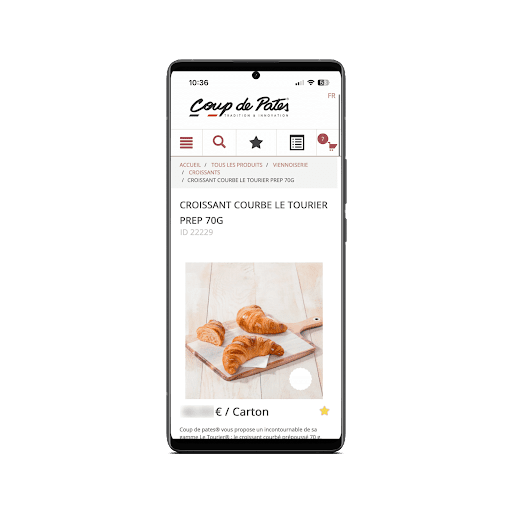 Android application Coup de Pates screenshort