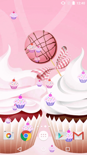 Cute Cupcakes Live Wallpaper