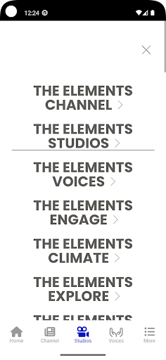 Android application The Elements+ screenshort