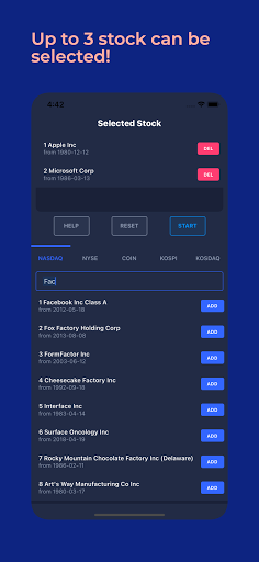 Stock Simulator - and coin Screen 3