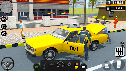 瘋狂的城市出租車司機遊戲