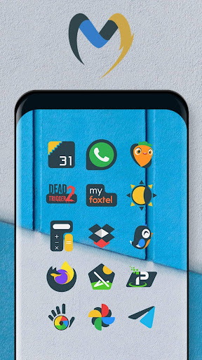 Android application Material UI Dark Icon Pack screenshort