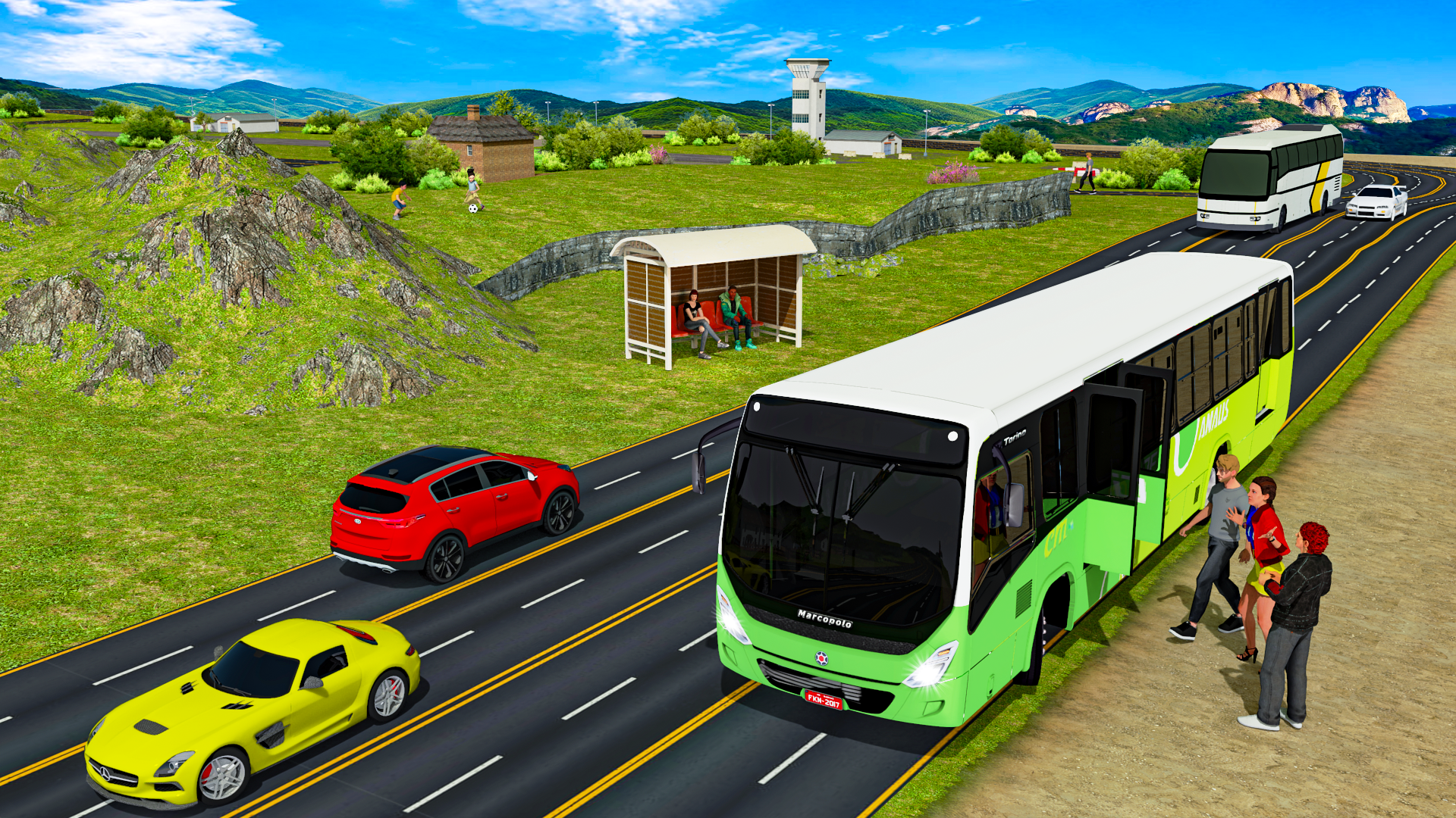 ألعاب قيادة الحافلات في الطرق