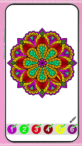 Mandala Color by Number Book