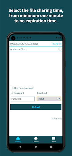 vSharing files sharing Screen 3