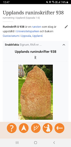 Runstensappen Screen 2
