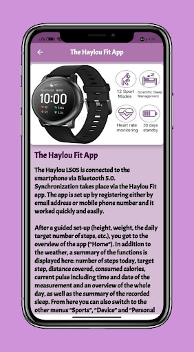 Haylou Smart Watch Guide Screen 3