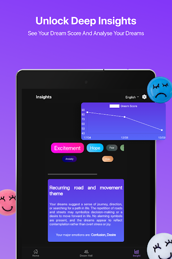 Screenshot of DreamStory AI Dream Journal