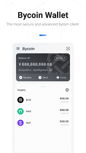 Android application Bycoin:Crypto,Metaverse Wallet screenshort