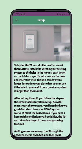 Honeywell Thermostat Guide Screen 2