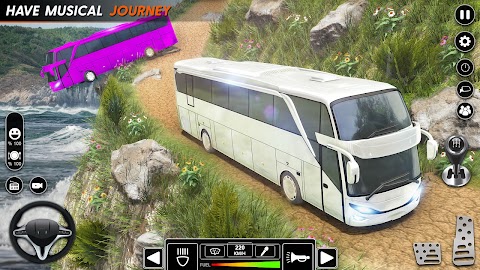 オフロードバスシミュレーターゲーム3D：のおすすめ画像3