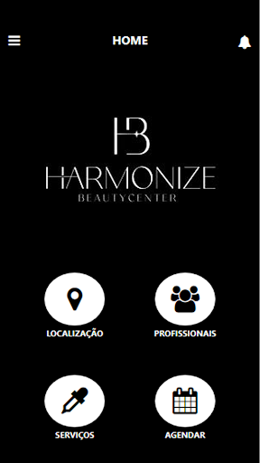 Android application Harmonize Beauty Center screenshort