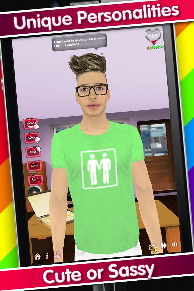 Android application My Virtual Gay Boyfriend screenshort